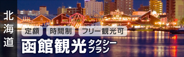 [北海道][定額][フリー観光可]函館観光タクシープラン